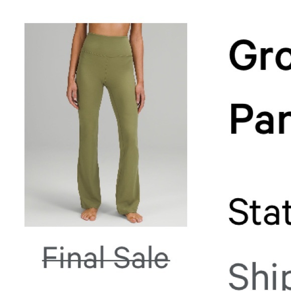 Brand new Lululemon high rise flare pants - Picture 2 of 4